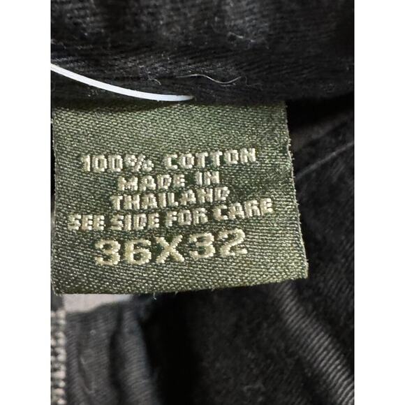 Eddie Bauer Classic Fit Textured Classic Dark Lead Pants 36X32 NWT - Picture 3 of 7